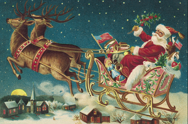 Details about   New Santa Claus St.Nicholas Ski Present Sack Shabby Cottage Bear 