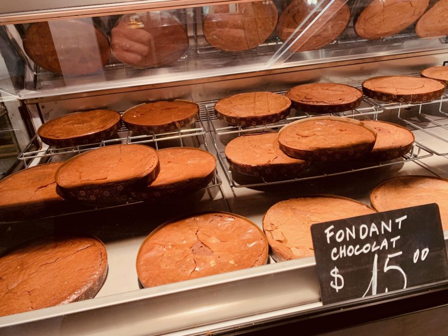 Delicious+looking+cakes+being+offered+by+Marie+Blach%C3%A8re