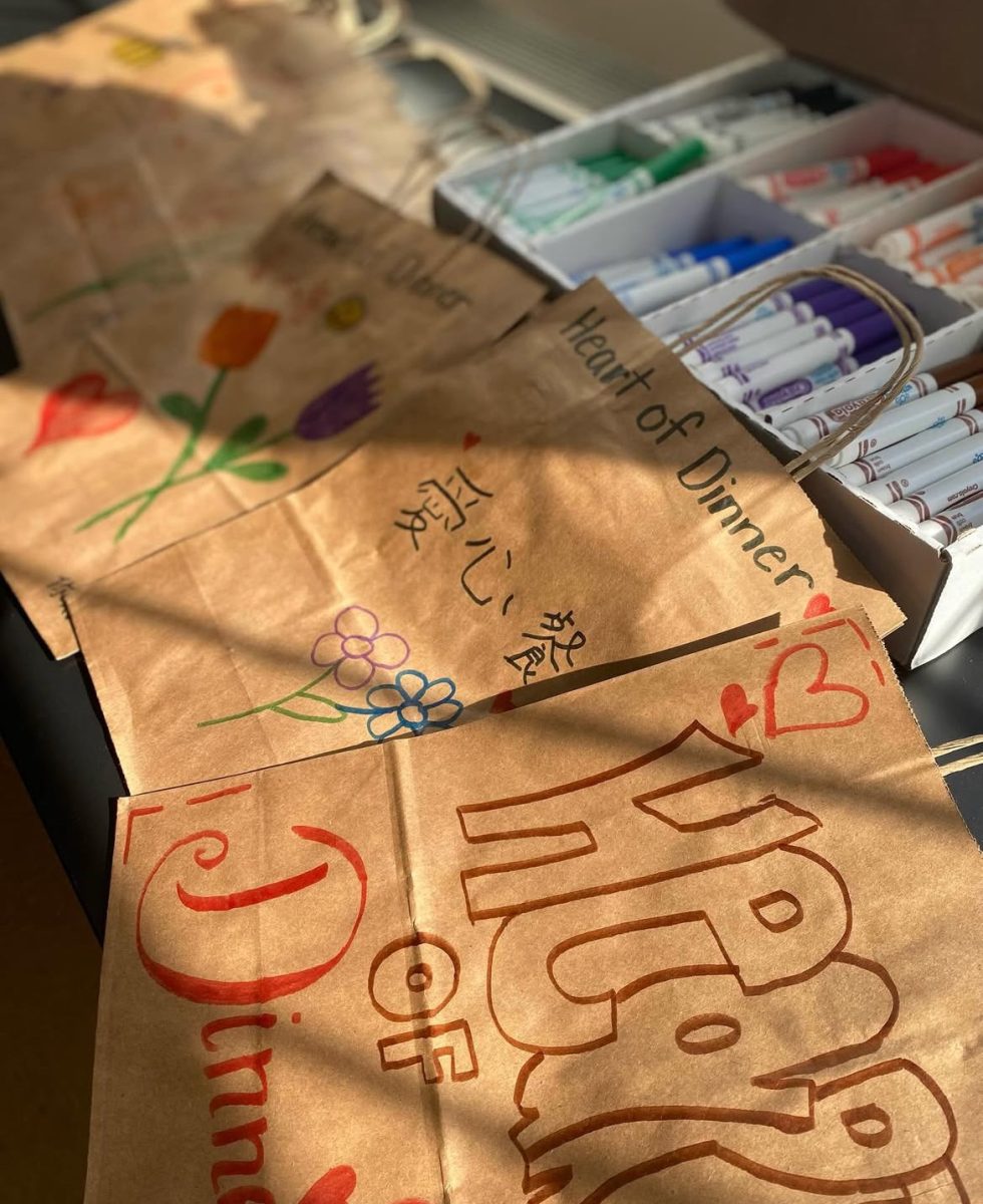 Volunteering at Heart of Dinner’s first club meeting (Credit: Heart of Dinner Club) 